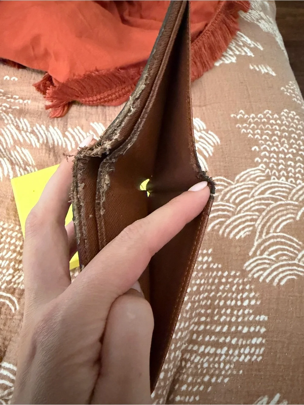 Louis Vuitton Brown and Tan Monogram Canvas Men's Wallet
